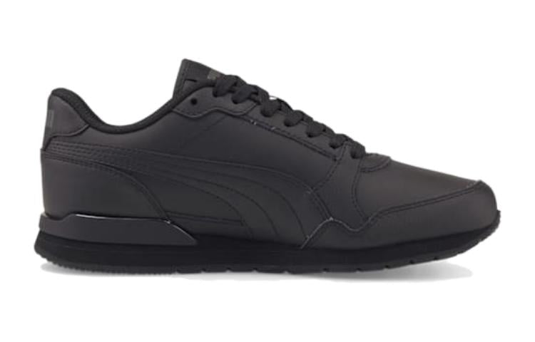 (GS) PUMA ST Runner V3 Leather Shoes 'Triple Black' 384904-01