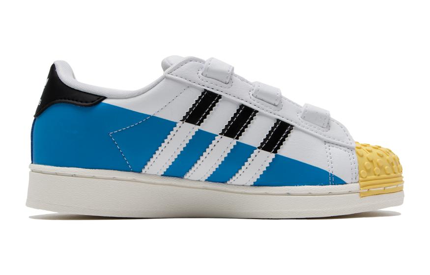 (PS) adidas Superstar x LEGO Shoes 'White Bright Blue' IF2911