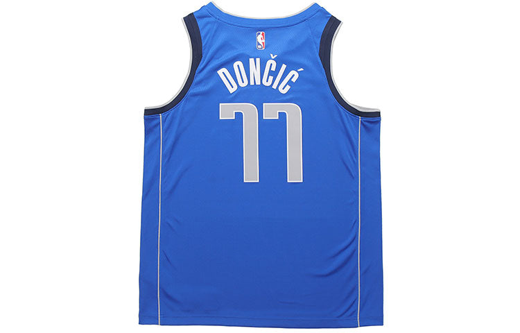 Nike NBA Team Limited Jersey SW Fan Edition Dallas Mavericks Doncic No. 11 2020-2021 Season Blue CW3662-489