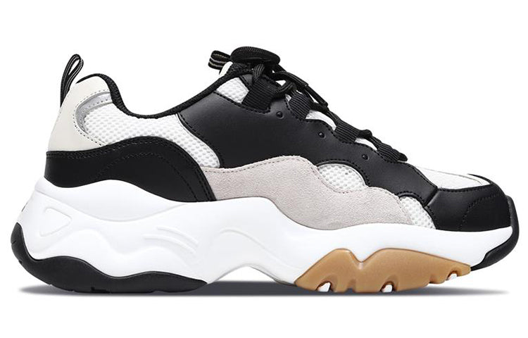 Skechers D'Lites 3.0 'Black White Graybrown' 999880-BKTN