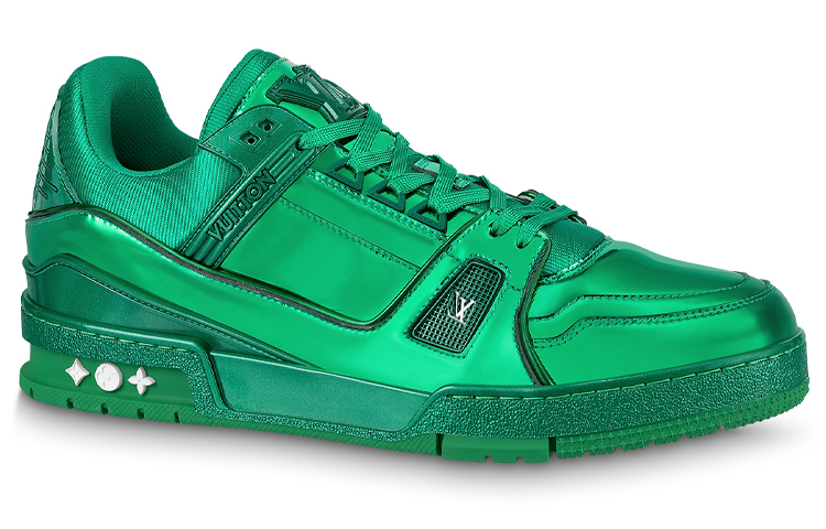 LOUIS VUITTON LV Trainer Sneakers 'Green' 1AA46B