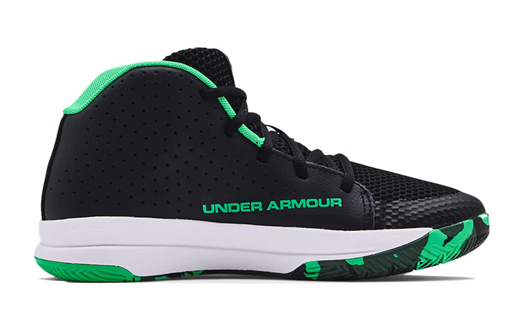 (GS) Under Armour Jet 2019 Black/Green 3022121-005