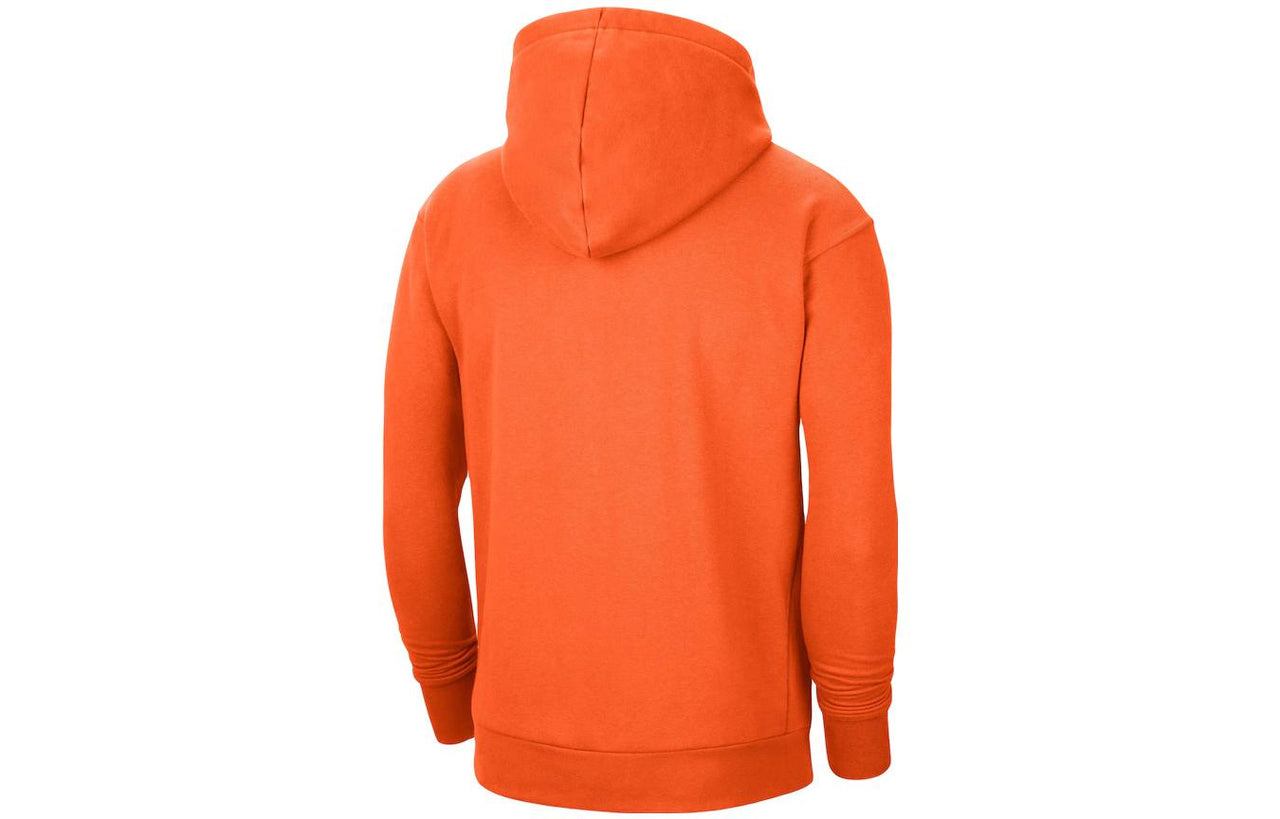 Nike Fleece Pullover Hoodie 'Brilliant Orange' DR9596-820