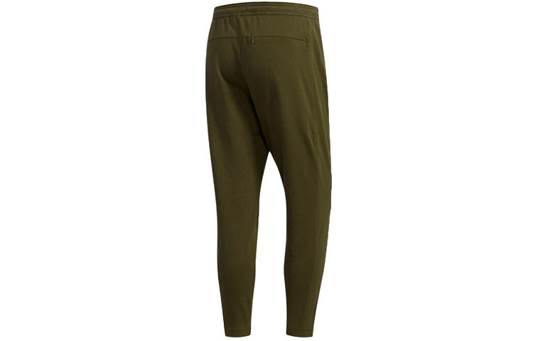 adidas neo Training Slim Fit Athleisure Casual Sports Pants Green EJ7079