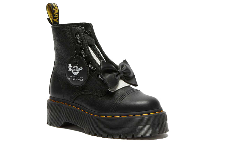 (WMNS) Dr. Martens Lazy Oaf x Sinclair Low Platform Boot 'Black Pisa' 27518001