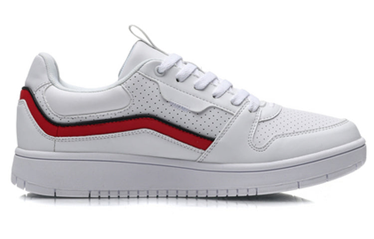 Li-Ning Classic Skateboarding Low 'White Red Navy' AGCP201-1