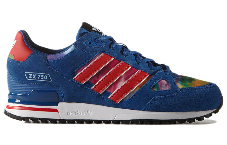 adidas originals ZX 750 Sport Shoes Blue/Red AQ3187