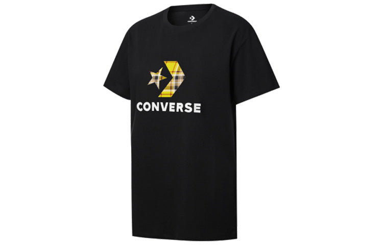 (WMNS) Converse Clash Applique Short-sleeve Tee Black 10020874-A02