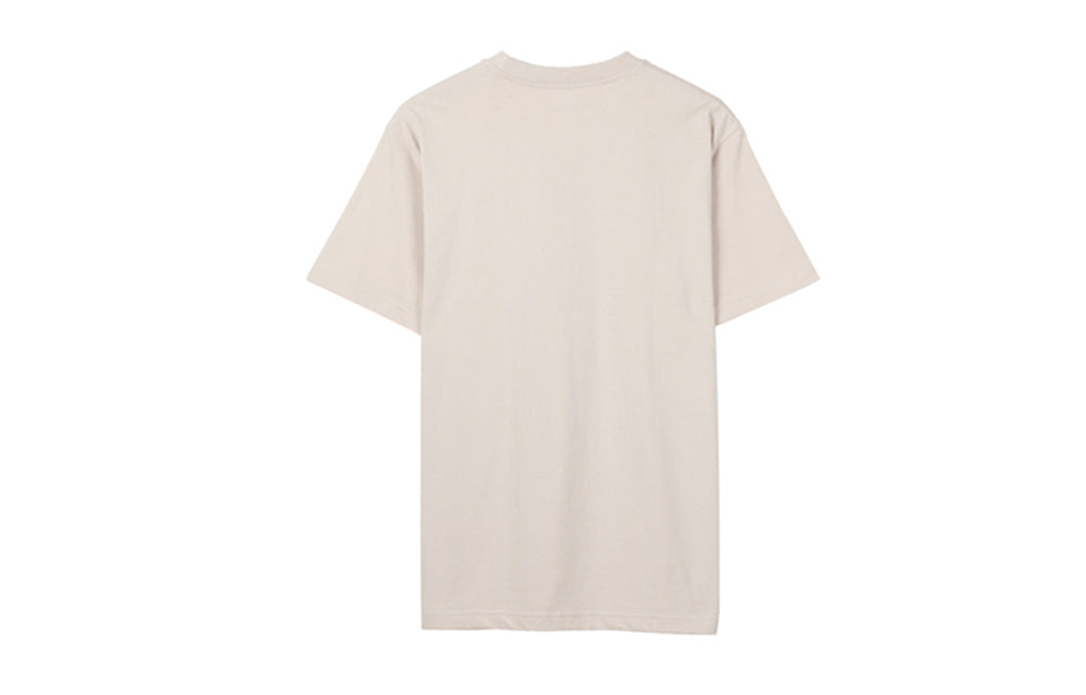New Era Printing Logo Short Sleeve Couple Style Beige 12147608