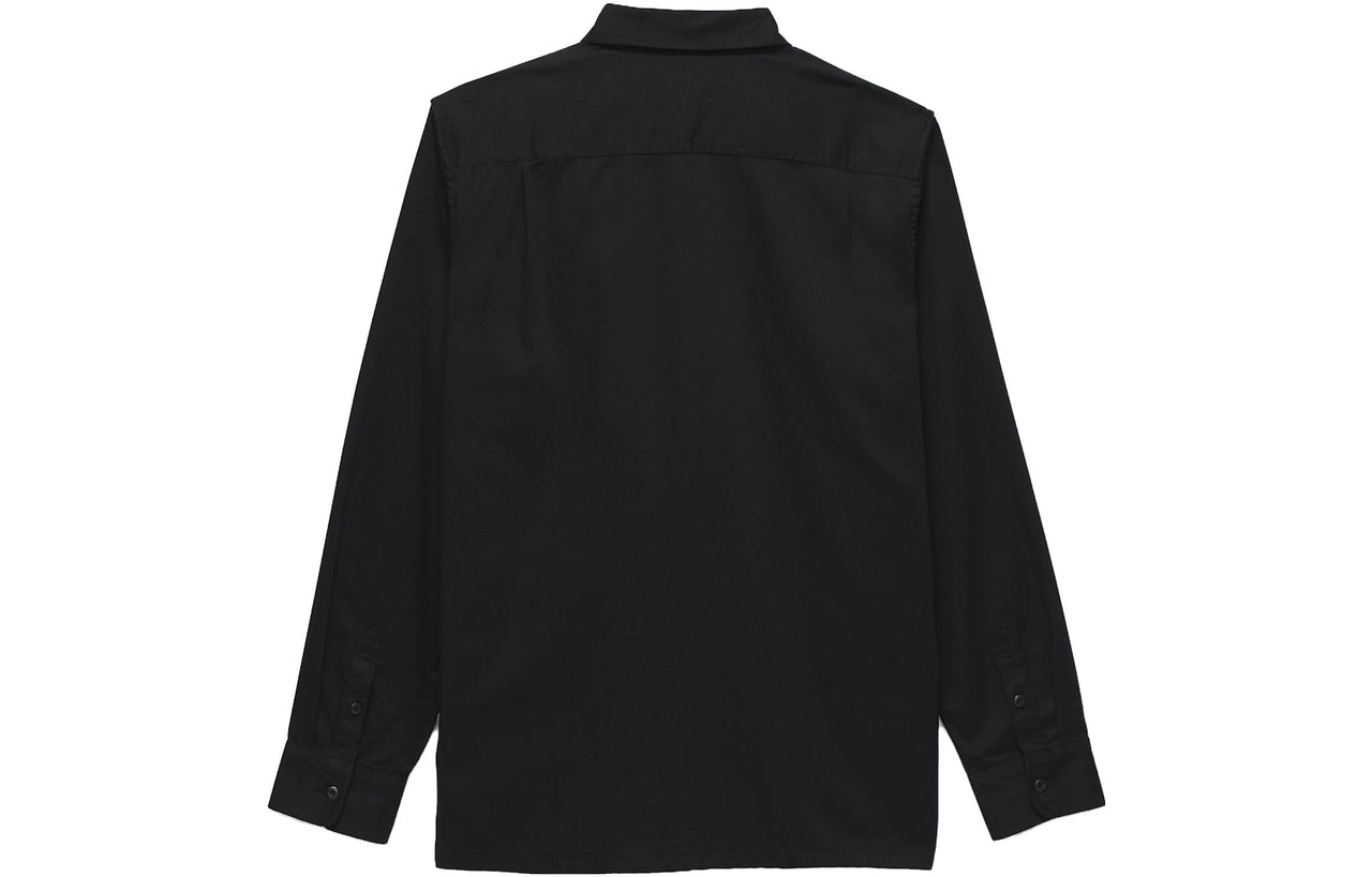 Vans Sparwood Long Sleeve Buttondown Shirt 'Black' VN000AARBLK