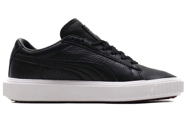 PUMA Unisex Breaker Leather Sneakers Black 366620-01