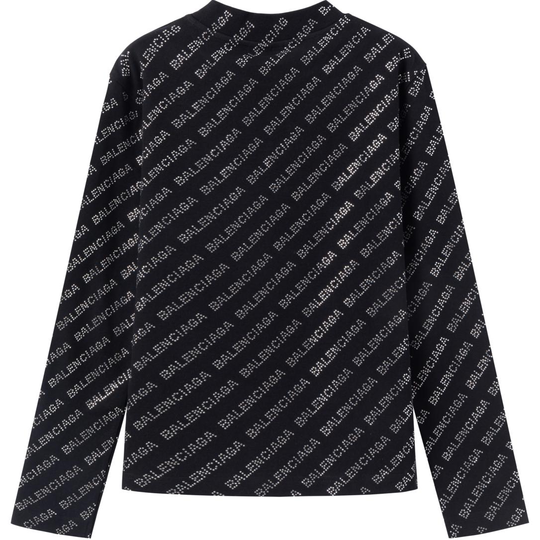 Balenciaga Mini Allover Sweater 'Black' 730402TNVQ91073