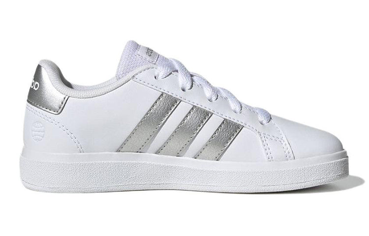 (GS) adidas Grand Court 2.0 Lifestyle Tennis 'White Matte Silver' GW6506