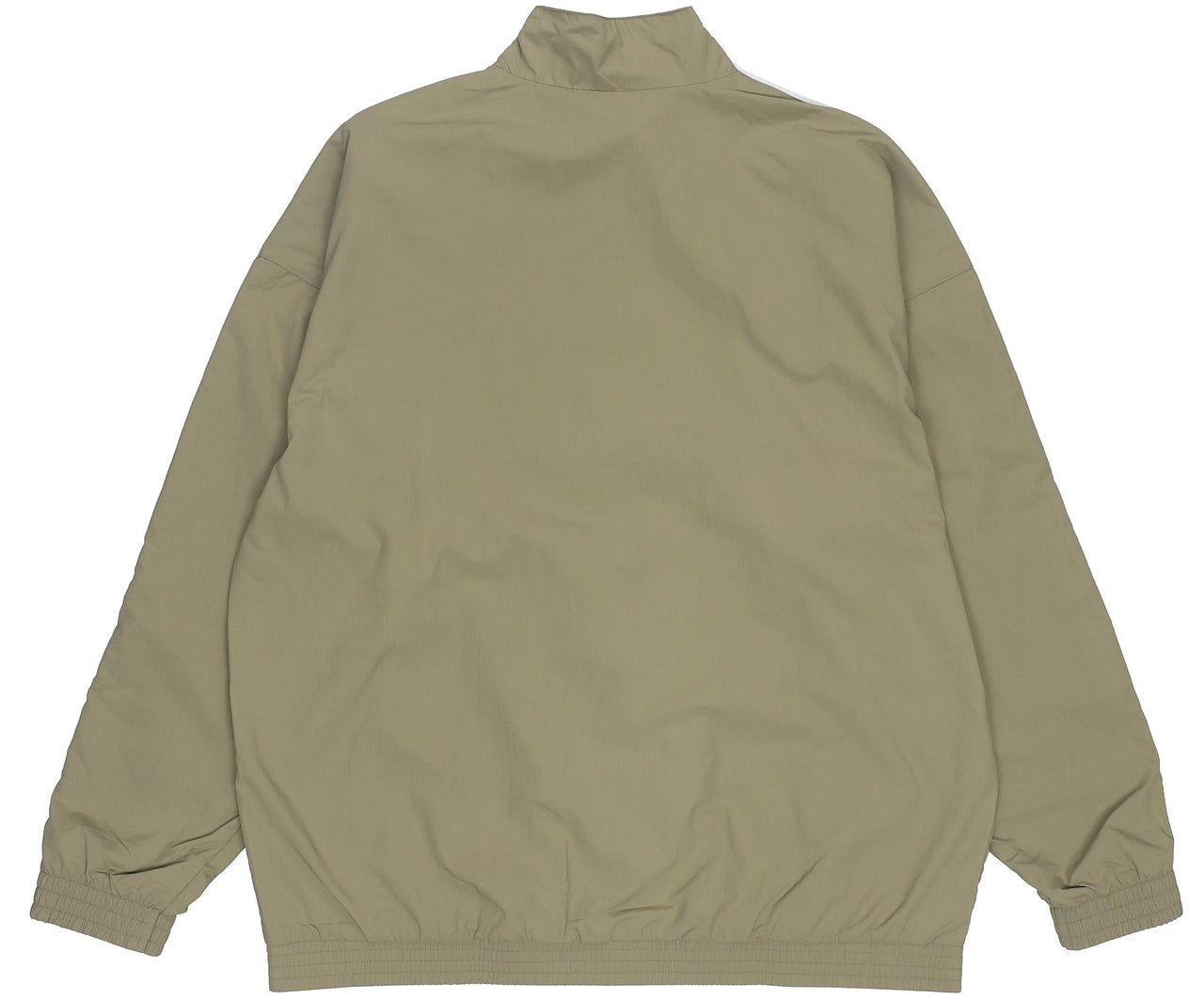 Men's adidas originals Logo Small Logo Zipper Stand Collar Stripe Sports Jacket Brown H41390