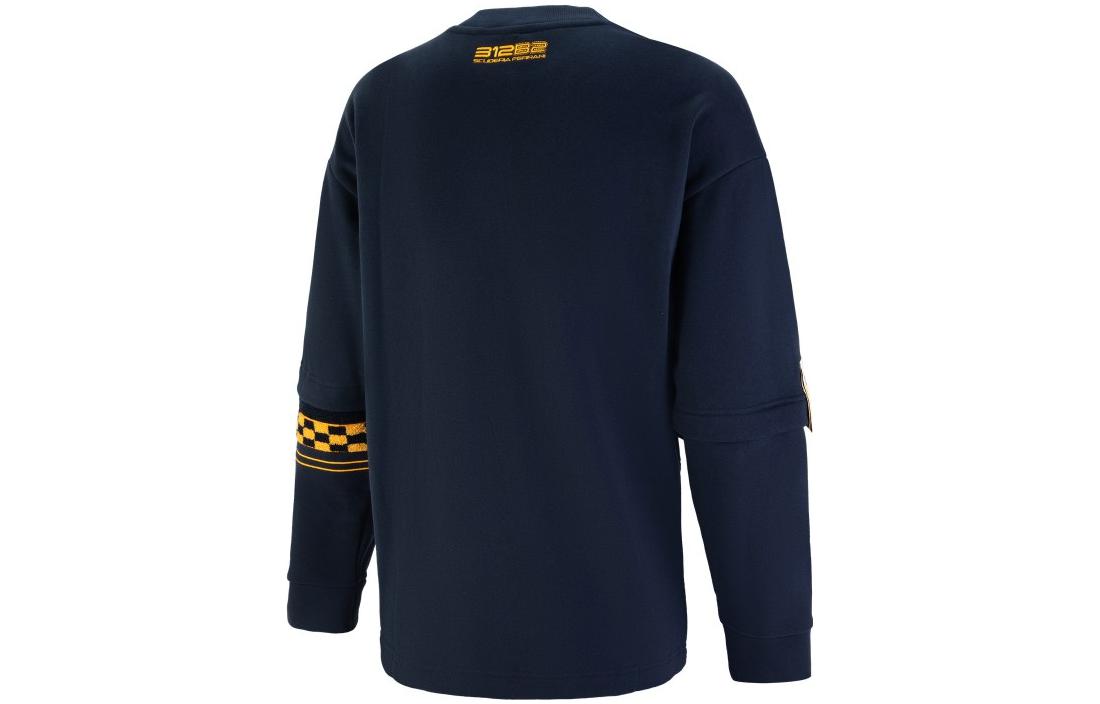 PUMA Logo Ferrari Race Statement Sweatshirt 'Navy' 535785-08