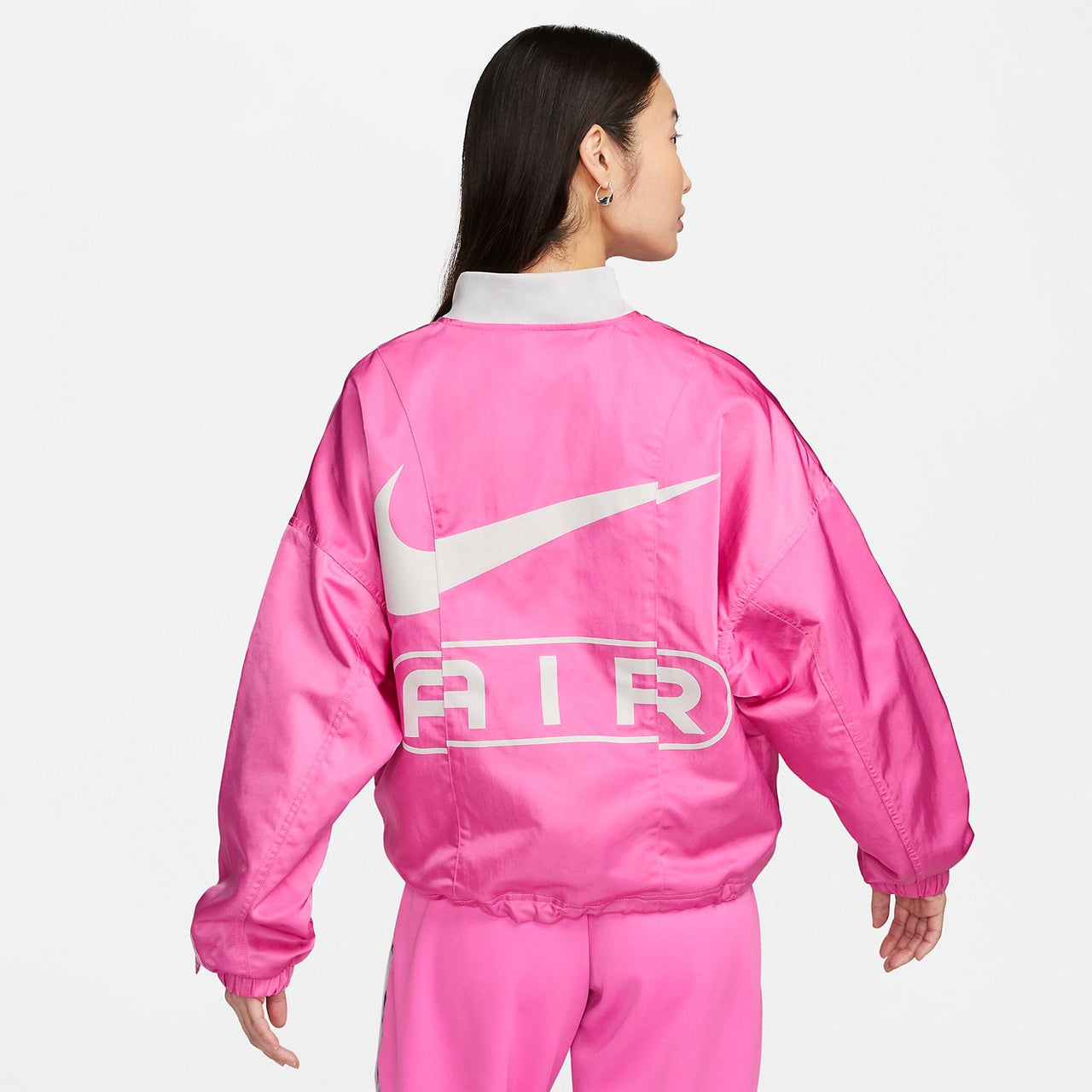 (WMNS) Nike Air Oversized Woven Bomber Jacket 'Pink' FN1909-675
