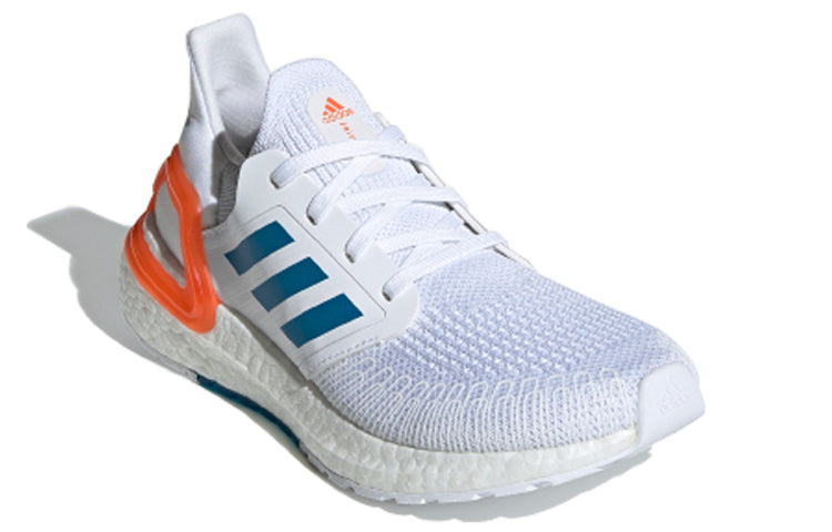 (GS) adidas Ultraboost 20 Primeblue J White/Orange/Blue EG4820