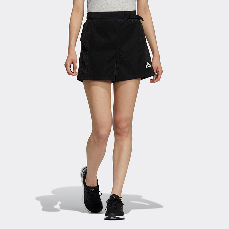 (WMNS) adidas Str Shorts Wv Woven Sports Solid Color Black GP0644