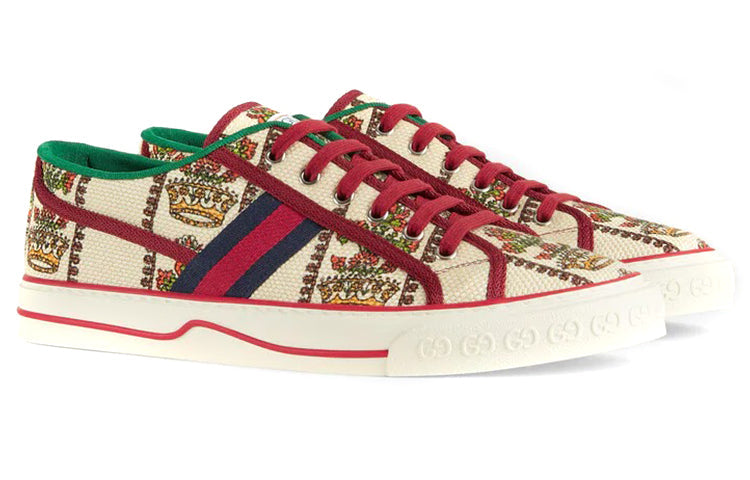 Gucci Tennis 1977 Shoes 'White Red Green' 677651-UH230-8473