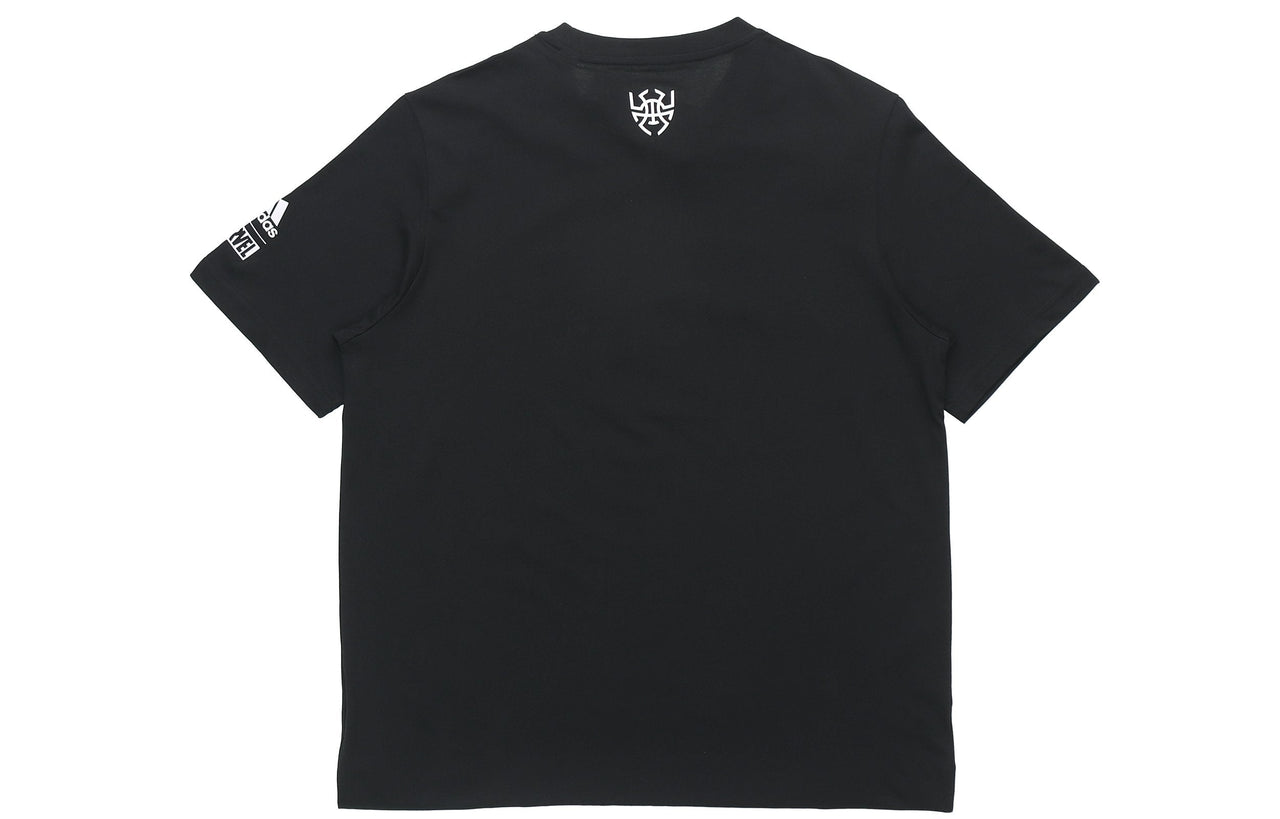 adidas Don Venom Tee Basketball Sports Short Sleeve Black GI8874