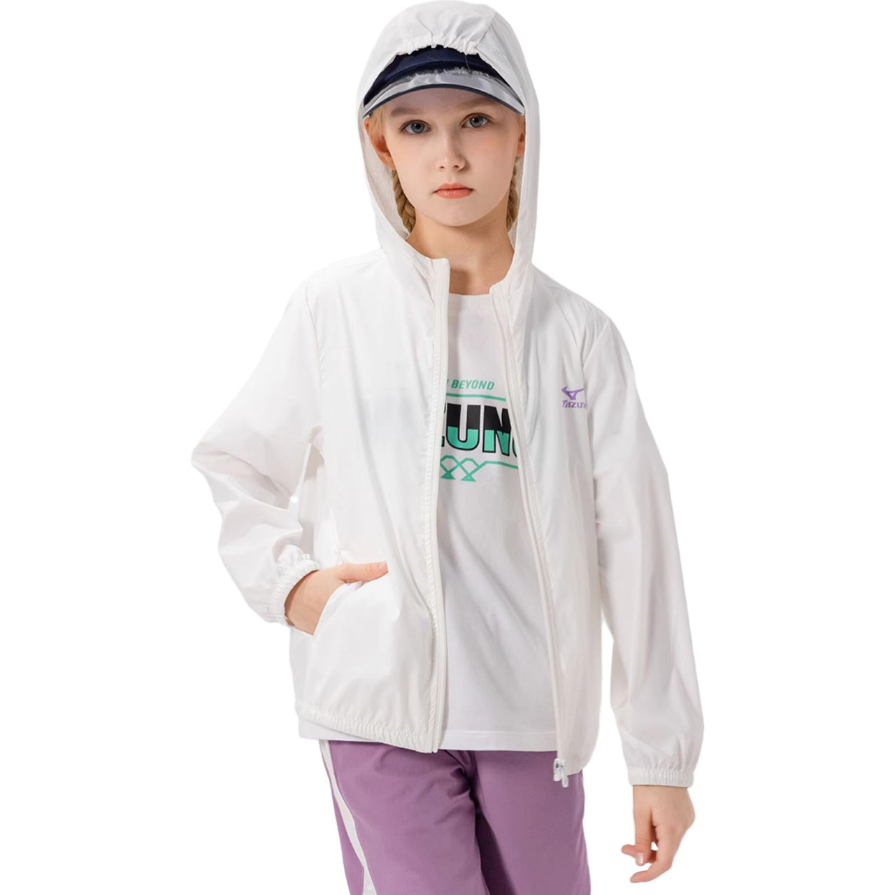 (GS) Mizuno Outdoor Jacket 'White' W1183