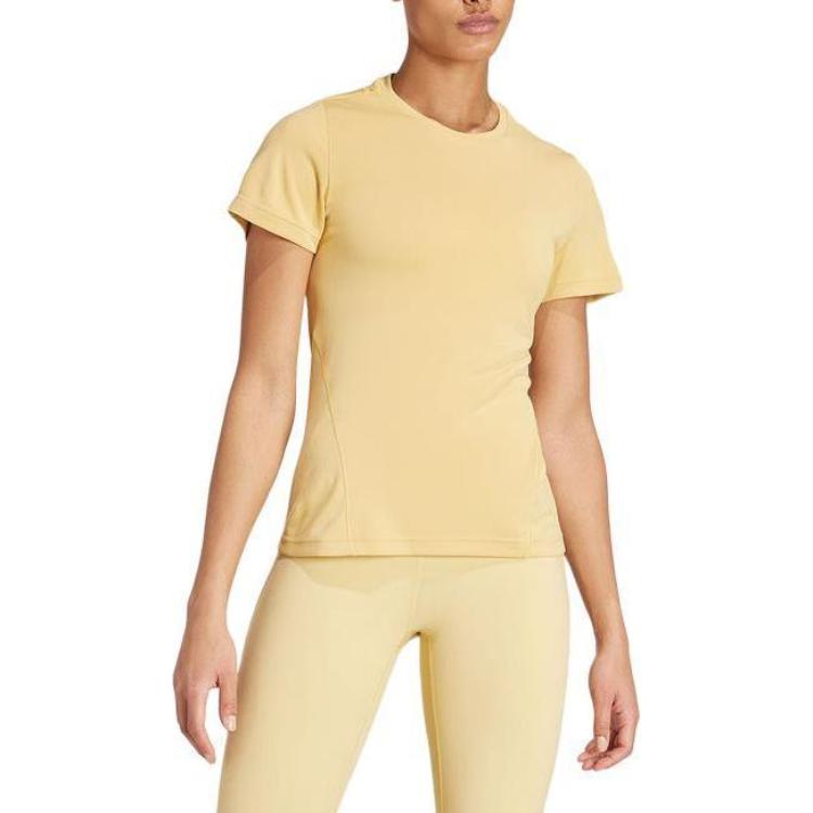 (WMNS) adidas Designed for Training HEAT.RDY HIIT Tee Asia Sizing 'Oat' IU1125