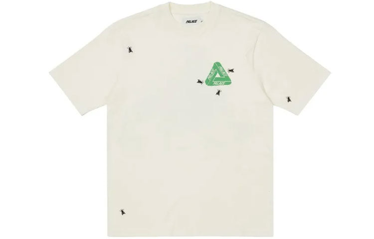 PALACE Fly TShirt Green Triangle Logo Short Sleeve Unisex White P20ES008