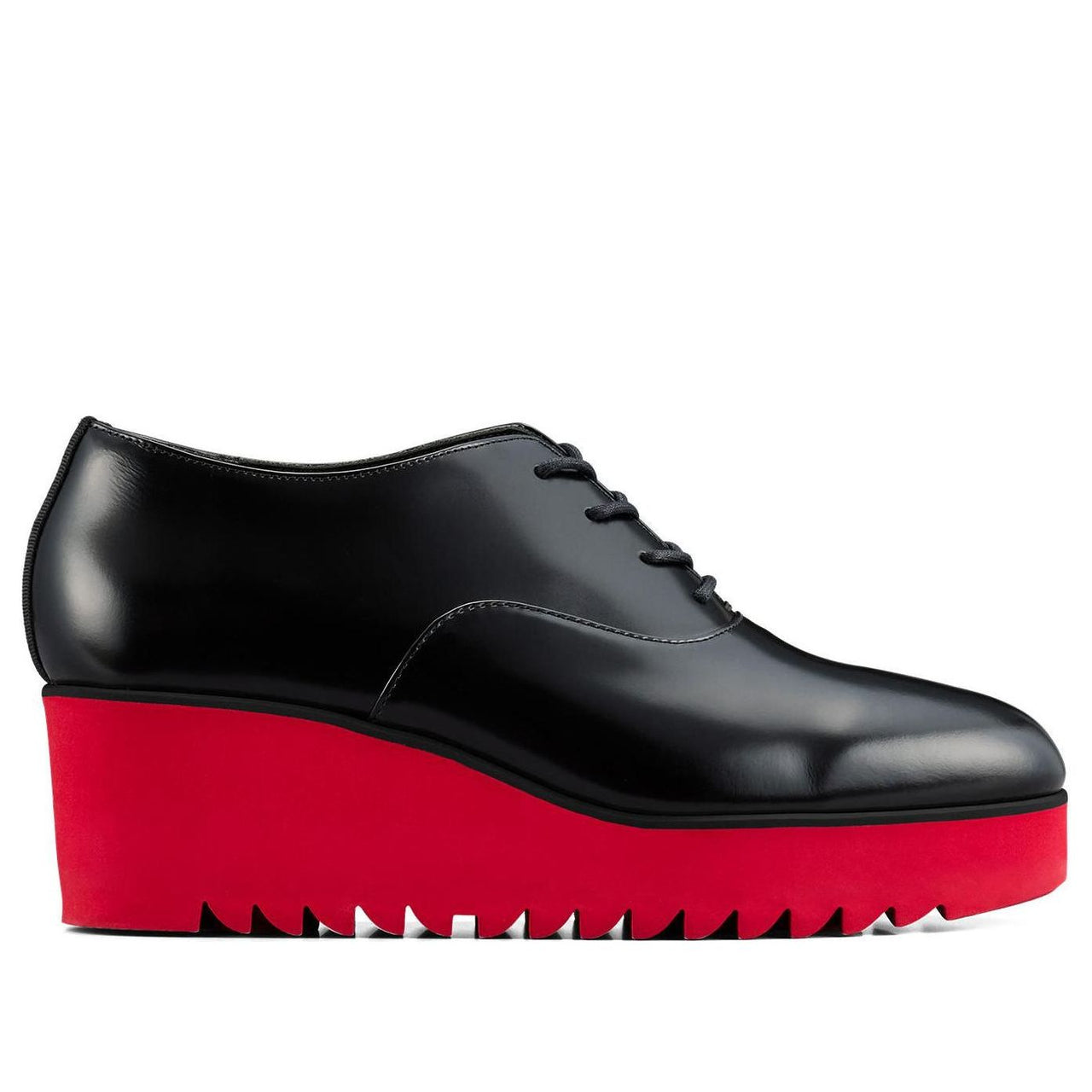 (WMNS) Onitsuka Tiger Wedge-O 'Black Classic Red' 1182A645-001