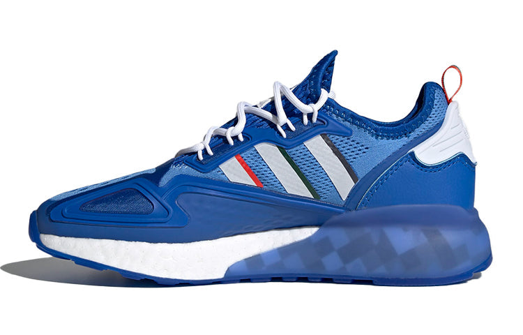 (GS) adidas Ninja x ZX 2K Boost J 'Time In - Blue' FZ1885