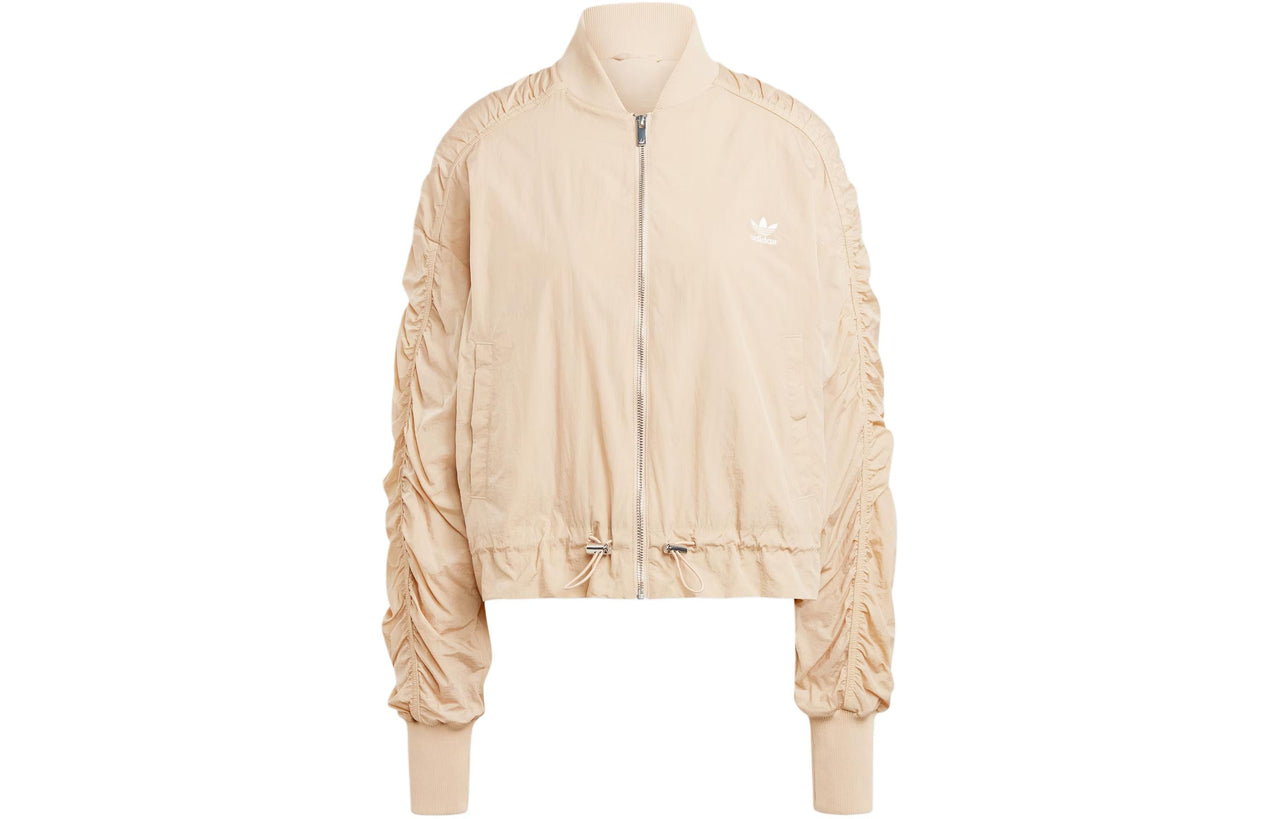 (WMNS) adidas Originals Lightweight Bomber Jacket Asia Sizing 'Beige' IY3422