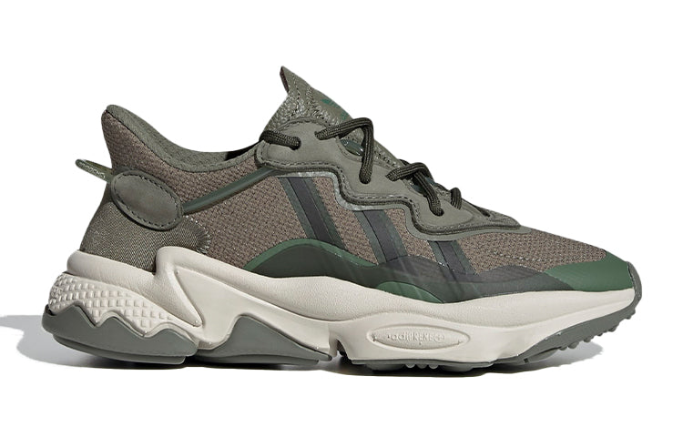 (GS) adidas originals Ozweego J 'Grey Green' FV2965