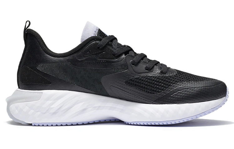 (WMNS) Li-Ning Running 'Black White Sole' ARSS018-1