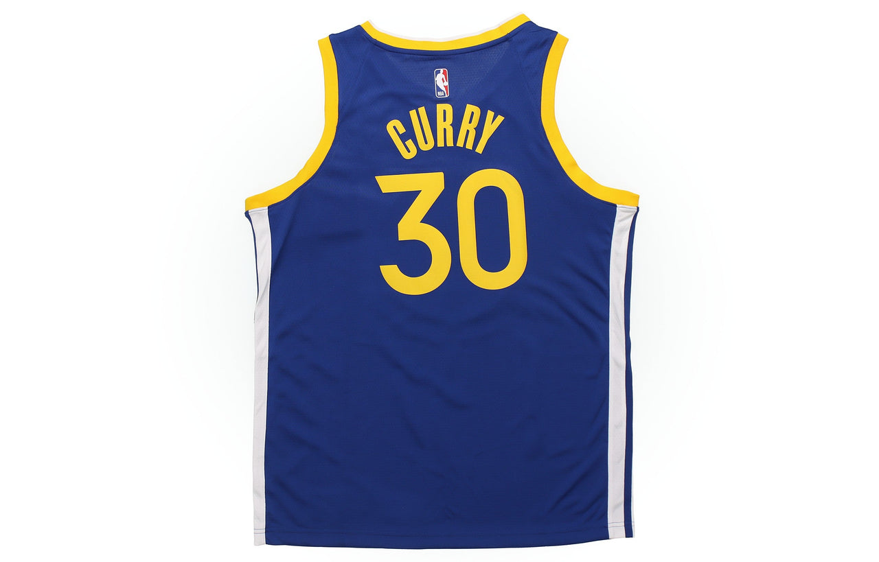 Nike Steph Curry Icon Edition Golden State Warriors Jersey Blue AV4947-496