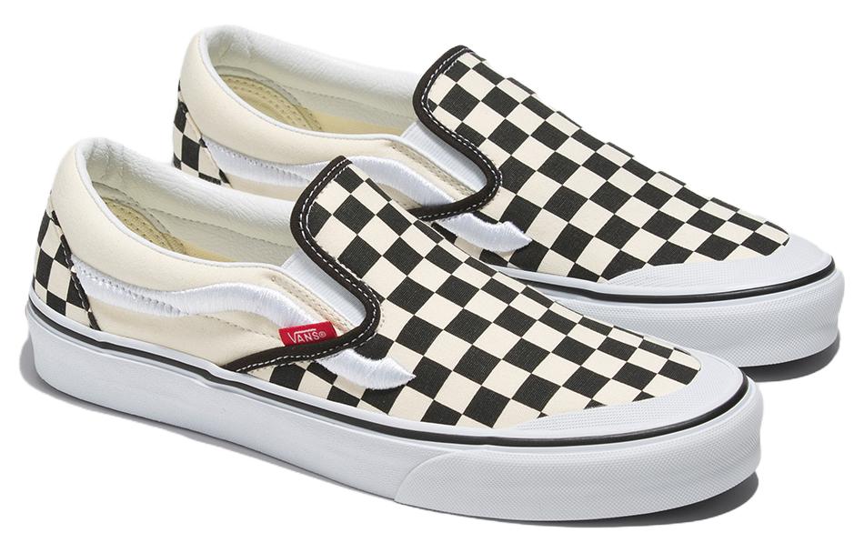 Vans Classic Slip-On 138 Sidestripe 'Black Checkerboard' VN000BW3BKC