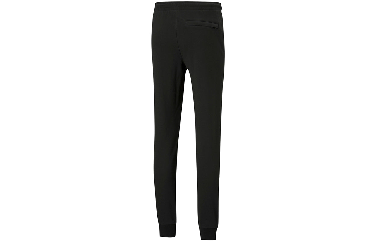 PUMA Classics Athleisure Casual Sports Breathable Lacing Long Pants Black 531375-01