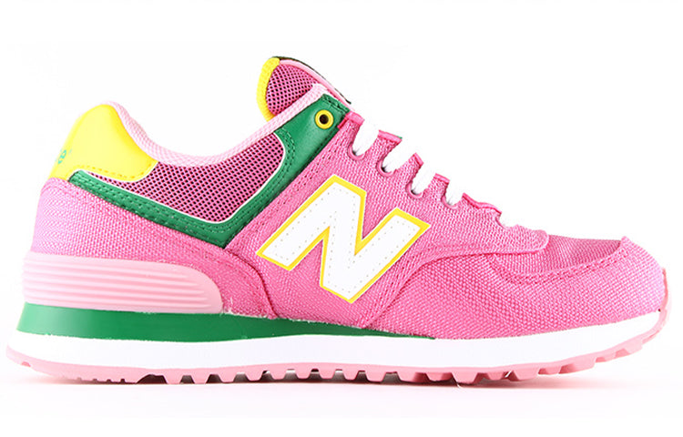 (WMNS) New Balance 574 Sneakers 'Bright Pink Teal' WL574PAH