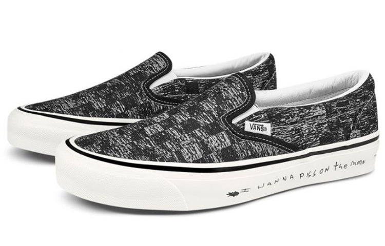 Vans Raised By Wolves x OG Classic Slip-On LX 'TV Static' VN0A45JK00T