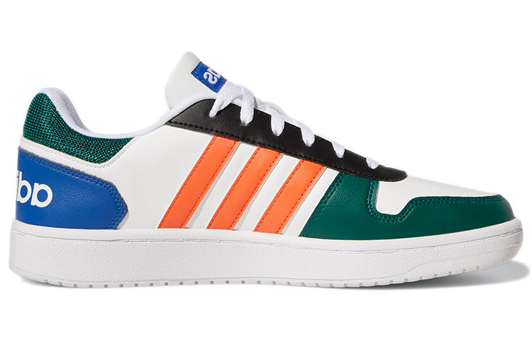 adidas Hoops 2.0 'White Green Orange' GY5898