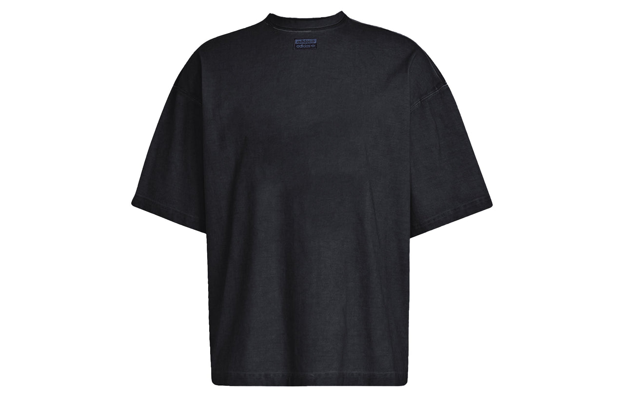 adidas originals MENS Abstract Embroidered Short Sleeve Black GN3323