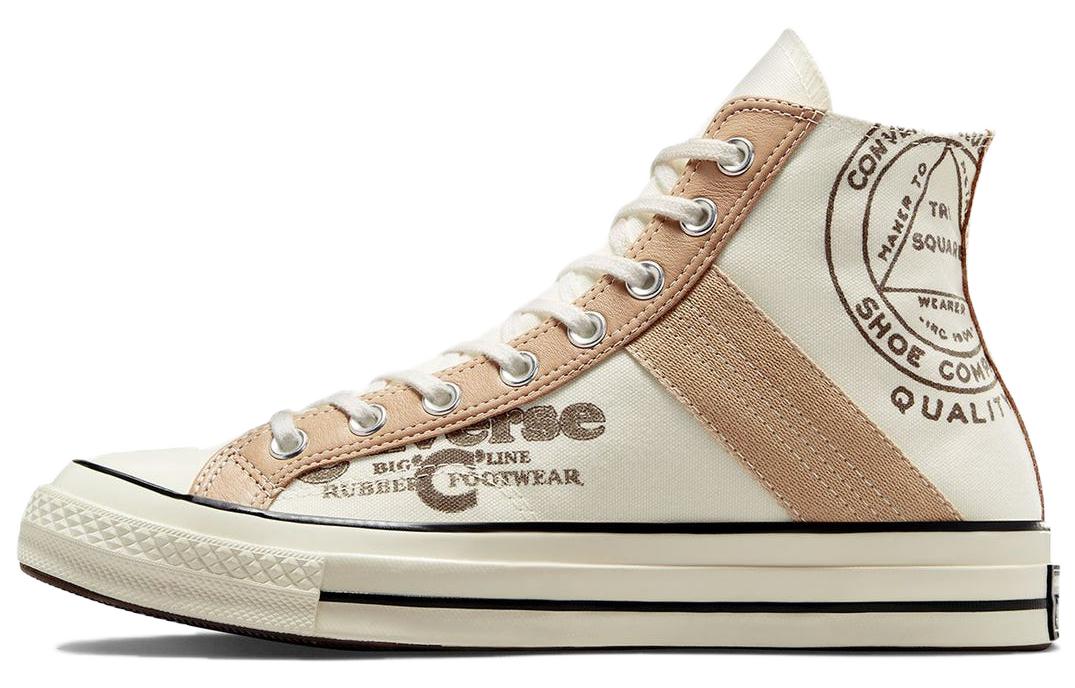 Converse Chuck 70 Leather Overlay High 'Egret Champagne Tan' A07122C