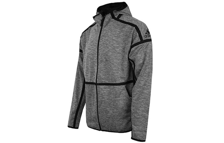 adidas M Zne Hd Rev Reversible Hooded Jacket Gray CY9915