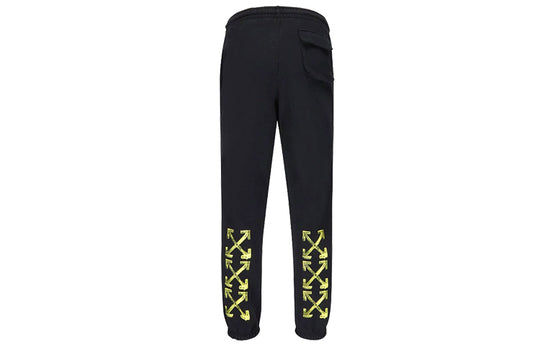 Off-White Mens Arrows Sketch Logo Casual Sports Pants OMCH026F19E300101060