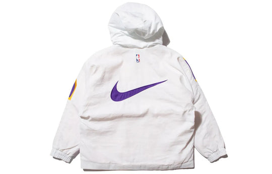 (WMNS) Nike x AMBUSH NBA Lakers Jacket 'Summit White Purple Yellow' DB1617-121