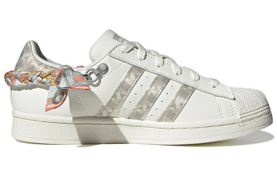 (WMNS) adidas originals Superstar 'White Tea Beige' H03726