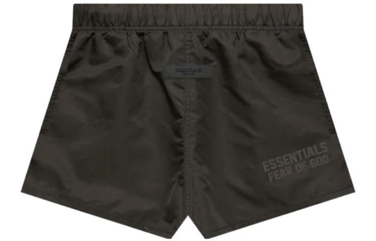 Fear of God Essentials FW22 Running Shorts Off Black FOG-FW22-704