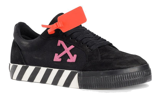 Off-White Vulc Sneaker 'Black Fuchsia' 2019 OMIA085E19C210471028