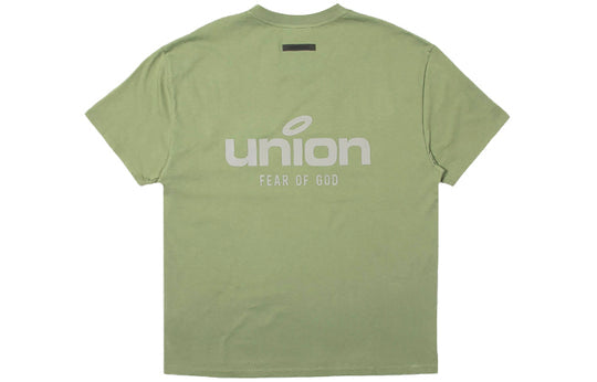 Fear of God Essentials x Union LA FW21 Vintage Tee Army FOG-FW21-092