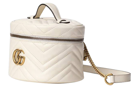 (WMNS) Gucci GG Marmont Series Backpack MIni-Size White 598594-DTDCT-9022