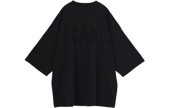 YEEZY Gap x Balenciaga Dove 3/4 Sleeve Tee 'Washed Black' YEEZY-SS22-002