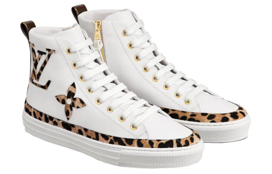 (WMNS) LOUIS VUITTON LV Stellar High-Top Sports Shoes White 1A5NP2